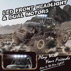 UK 4DRC Rc Car Rock Crawler Rechargeable Off Road Truck 4WD , Metal Shell LED Headlights RC Remote Control Off Road Car Truck